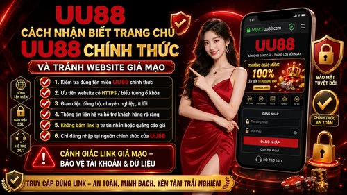 Cách Nhận Biết Trang Chủ UU88 Chính Thức Và Tránh Website Giả Mạo