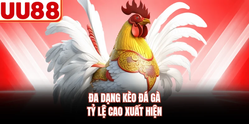 Đa dạng kèo đá gà tỷ lệ cao xuất hiện