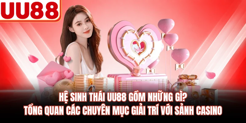 Hệ sinh thái UU88 gồm những gì? Tổng quan các chuyên mục giải trí với sảnh casino